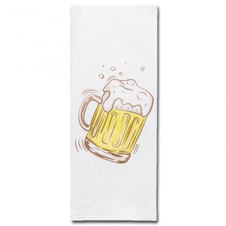 Sobre Portacubiertos Blanco Cerveza (1.000 uds)