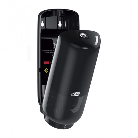 Dispensador Jabón En Espuma Con Sensor Tork negro