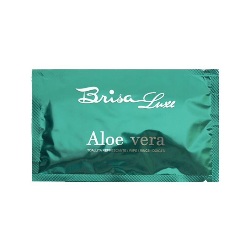 Toallita húmeda perfumada con aroma a Aloe Vera (caja 200 uds)