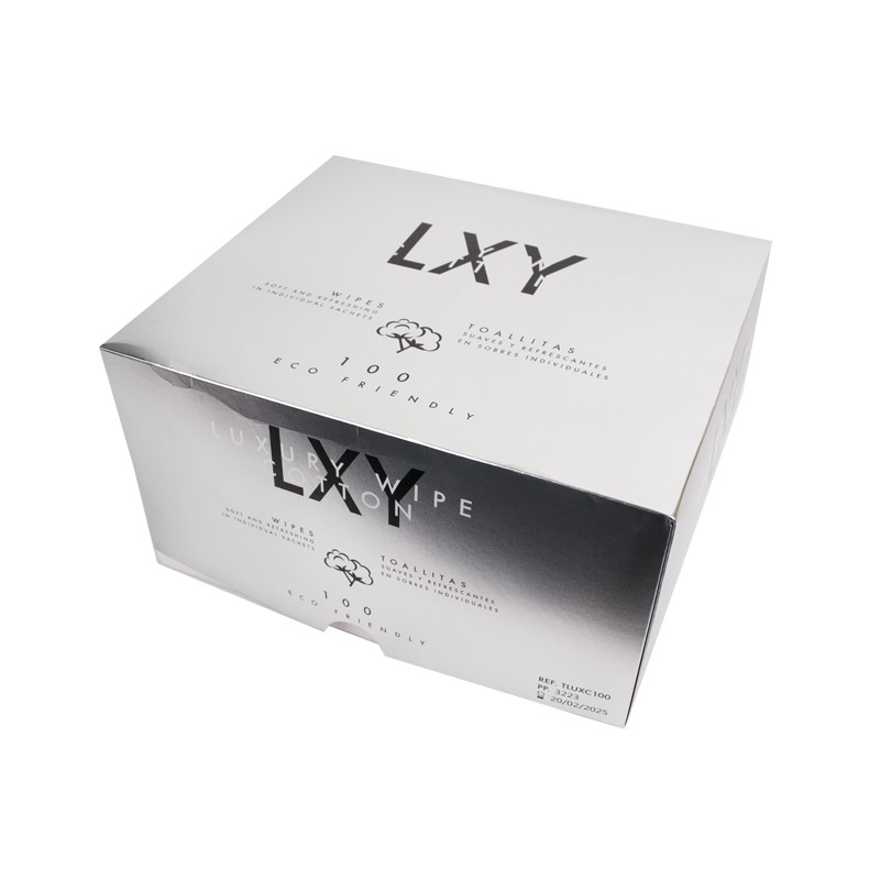 Toallita perfumada de algodón Luxury Aloe Vera (100 uds)