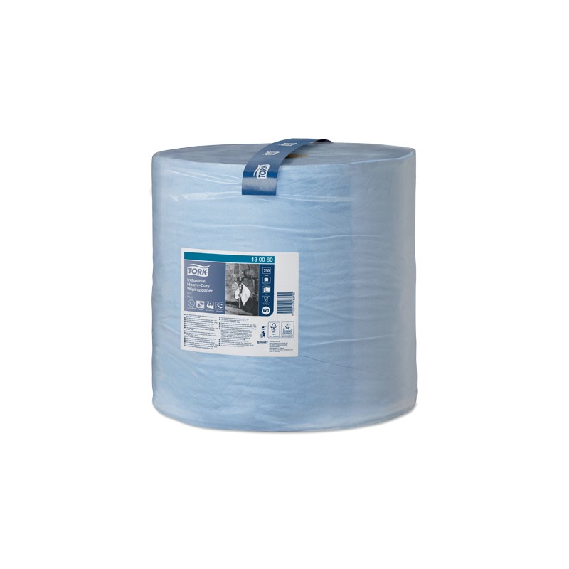 Bobina Industrial de Papel Ultrarresistente Azul 119 m (Pack 2 uds)