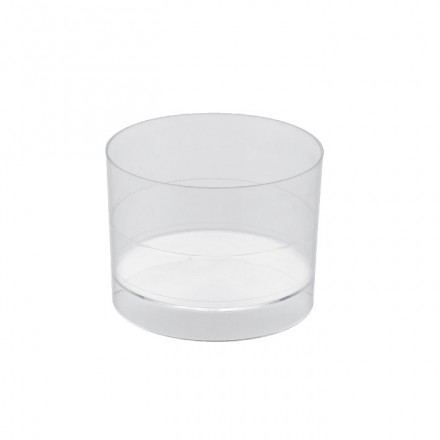 Mini Vasito Zero Transparente 60 cc Ø53x39 mm (15 uds)