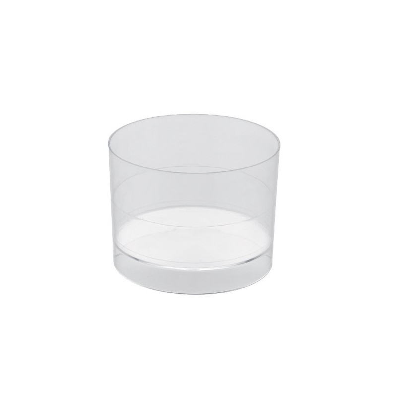 Mini Vasito Zero Transparente 60 cc Ø53x39 mm (15 uds) Mini Vasito Zero Transparente 60 cc Ø53x39 mm (15 uds)