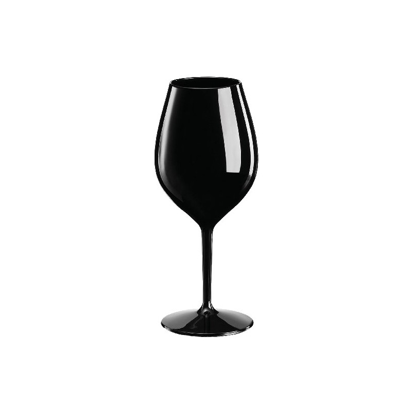Copa Vino Tritán Irrompible 'Design' Color Negro 510 ml (6 uds)