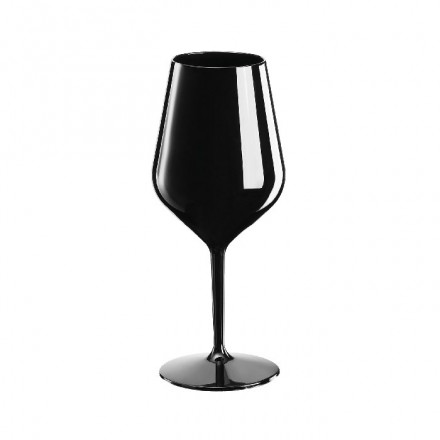 Copa Vino Tritán Irrompible 'Design' Color Negro 470 ml (6 uds)