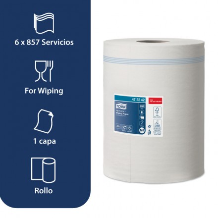 Bobina Papel Secamanos Tork Reflex M4 1 Capa 300 M (6 uds)