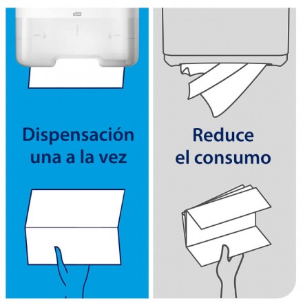 Toalla Secamanos Doblada "V" Flushable Advance Tork