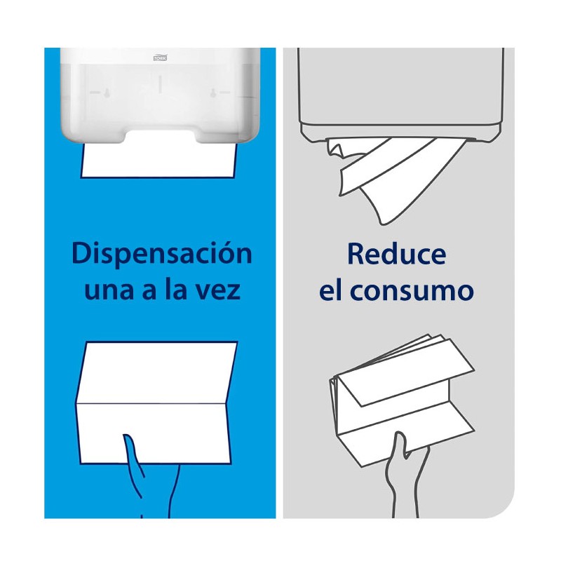 Toalla Secamanos Doblada "V" Flushable Advance Tork