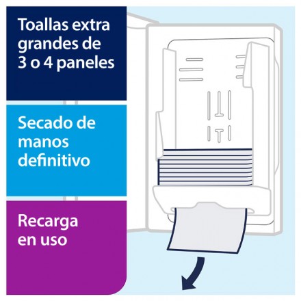 Dispensador Tork Xpress® Acero para Toallas Interdobladas