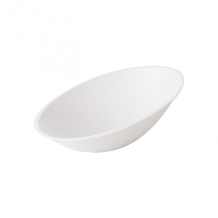 Bowl Oval Slope Caña de Azúcar 350 cc 204x142x56 mm (50 Uds)