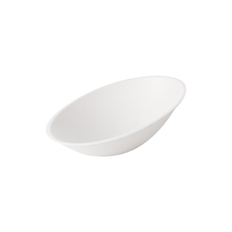 Bowl Oval Slope Caña de Azúcar 350 cc 204x142x56 mm (50 Uds)