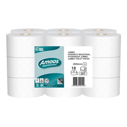 Higiénico Industrial Amoos 90 m (18 uds.)