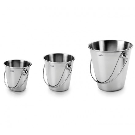 Mini Cubo Inox para Presentación - Varias Capacidades