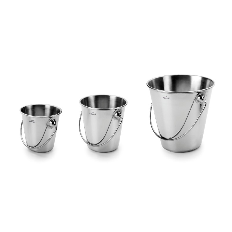 Mini Cubo Inox para Presentación - Varias Capacidades