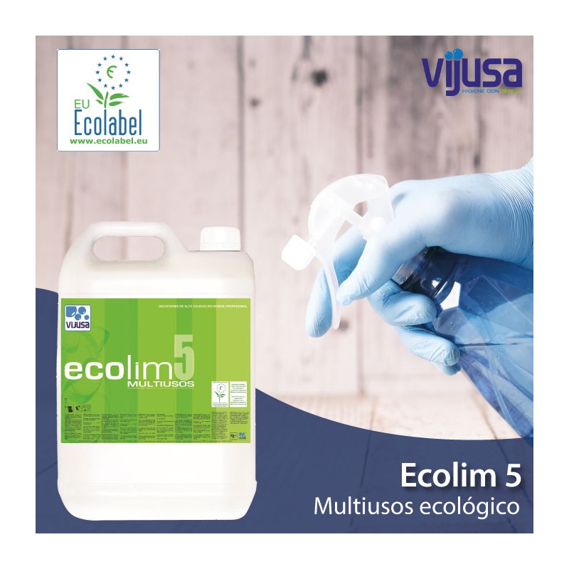 Ecolim 5 Limpiador Multiusos Ecológico (Garrafa 5L)