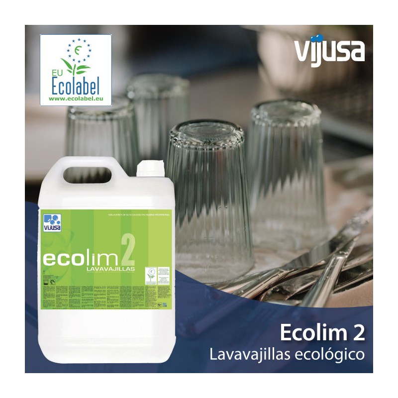 Ecolim 2 Lavavajillas Manual Ecológico (Garrafa 5L)