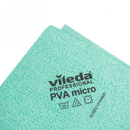 Bayeta PVA Micro Vileda 38x35 cm (Pack 5 uds) Color Verde