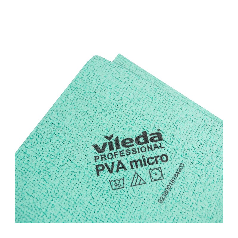 Bayeta PVA Micro Vileda 38x35 cm (Pack 5 uds) Color Verde