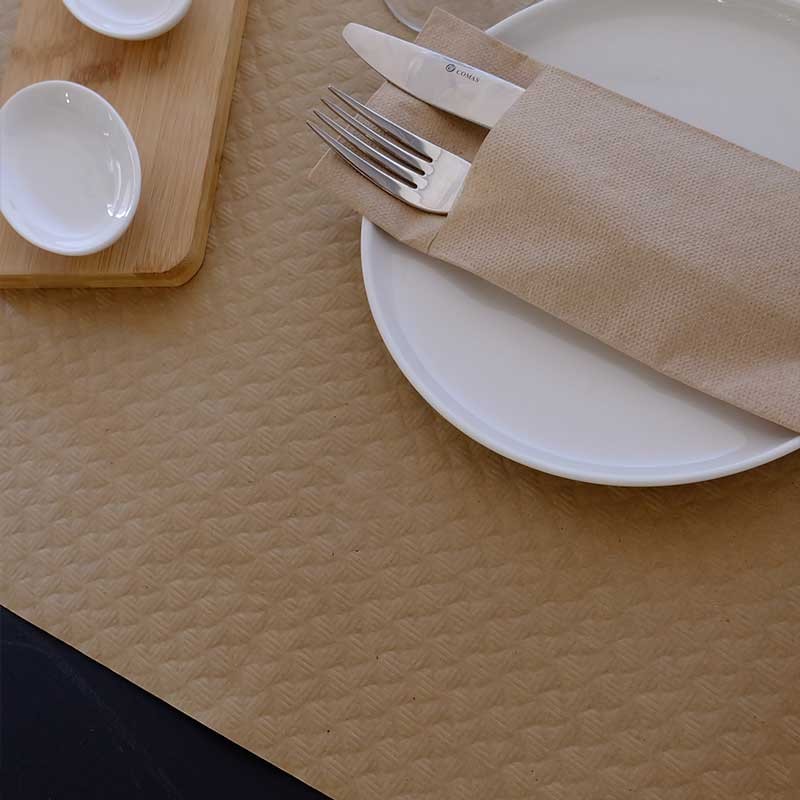 ▶️ Plato de papel Kraft Económico 23 cm. (100 Uds.) - Envío 24h.