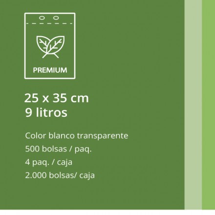 Bolsa Mercado Sin Asa Compostable Block (500 uds)