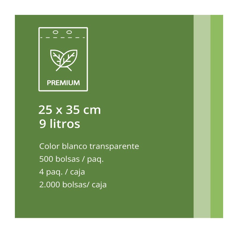 Bolsa Mercado Sin Asa Compostable Block (500 uds)