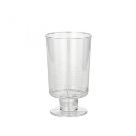 Mini Vaso PS con Pie 100 cc Ø50x85 mm (10 uds)