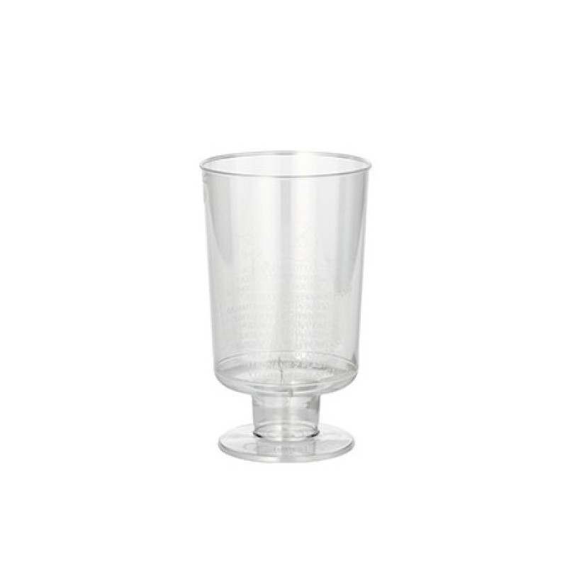 Mini Vaso PS con Pie 100 cc Ø50x85 mm (10 uds)