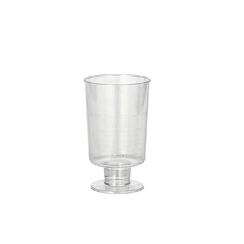 Mini Vaso PS con Pie 40 cc Ø38x62 mm (20 uds)