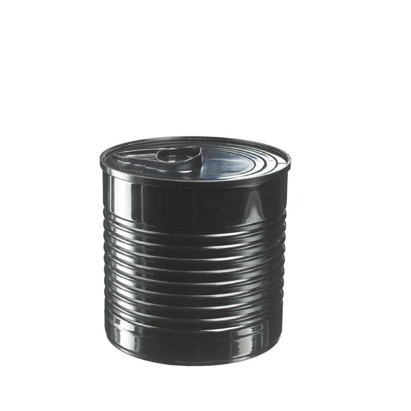 Mini Lata Conserva Negra Microondable 110 cc Ø60x59 mm (Pack 25 uds) Mini Lata Conserva Negra Microondable 110 cc Ø60x59 mm (Pack 25 uds)