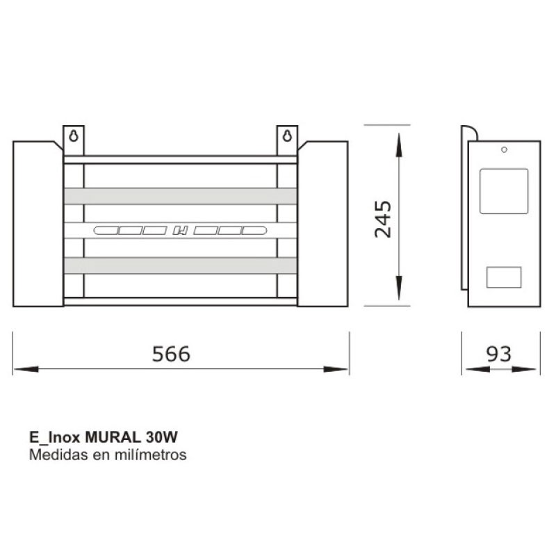 Exterminador E Inox Mural (30W)