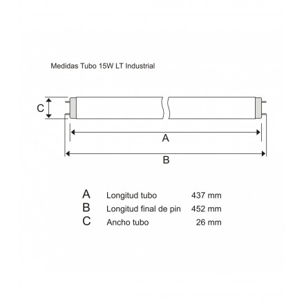 Tubo 15W T8 Blacklight