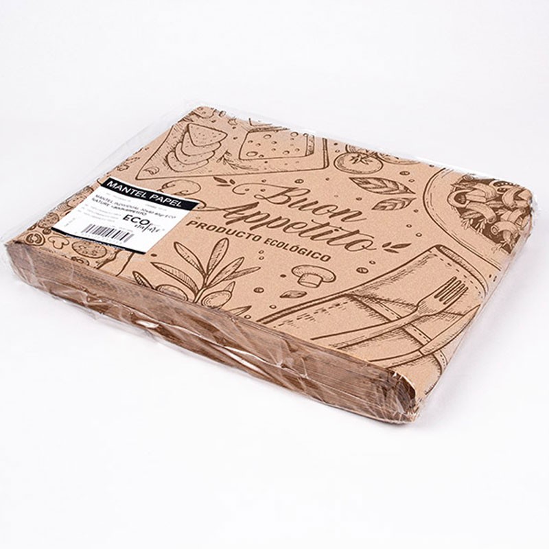 Mantel Individual 30x40 cm Buon Appetito Kraft 40 g (500 uds)