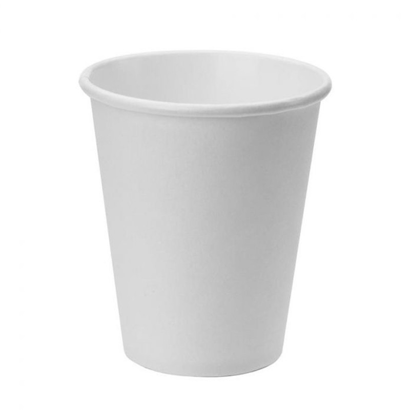 Vaso Cartón Blanco 240 cc 8 Oz Ø80 mm (50 uds)