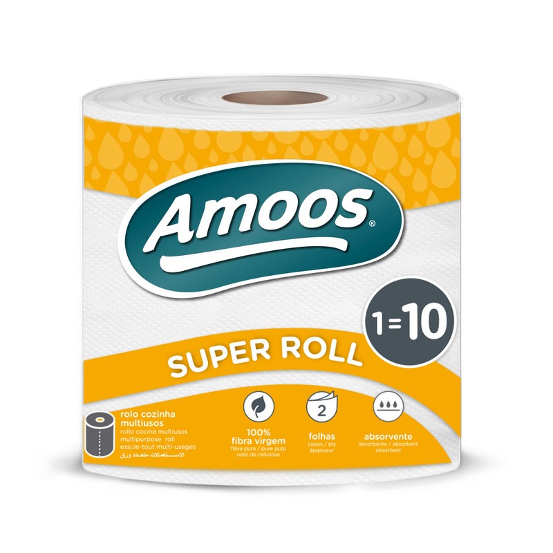 Amoos Rollo Multiusos Cocina Rollo 70 Metros (Pack 6 uds) - Fumisan