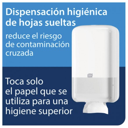 Dispensador Papel Higiénico Plegado Tork T3