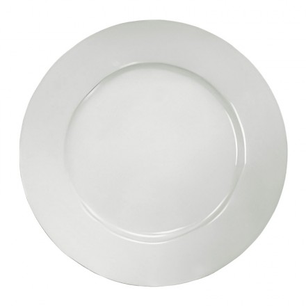 Plato Llano Porcelana Blanca 26 cm Canido (36 uds)