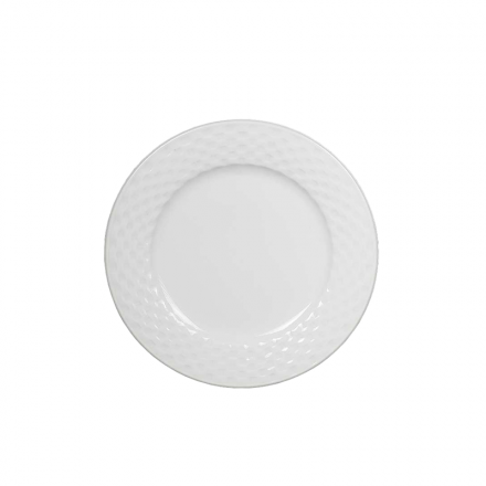 Plato Pan Porcelana Blanca...