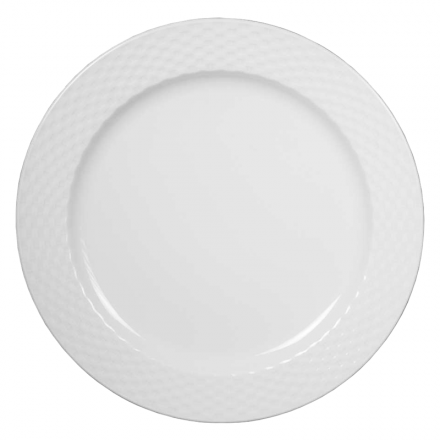 Bajo Plato Porcelana Blanca...