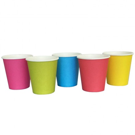 Vaso Cartón Colores 210cc...