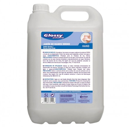 Jabón de Manos Glossy Hand 5L