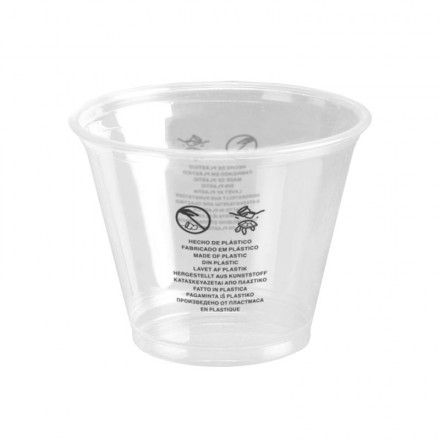 Vaso PET Transparente 266cc...