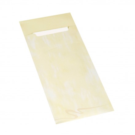 Funda para cubiertos crema