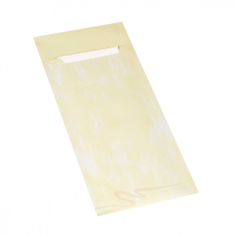 Funda para cubiertos crema