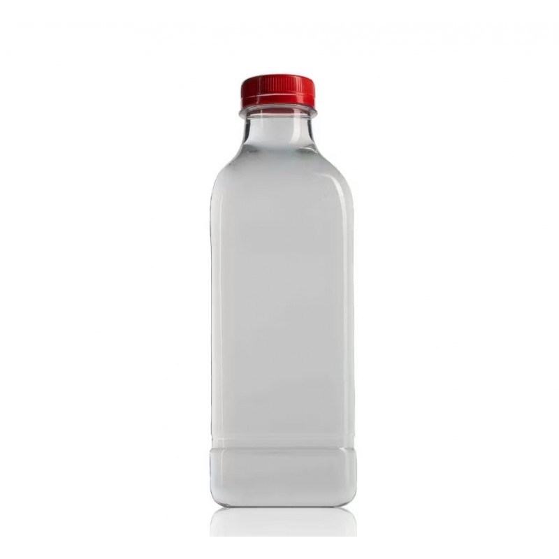 Botella cuadrada con tapón 1000 ml PET Botella cuadrada con tapón 1000 ml PET