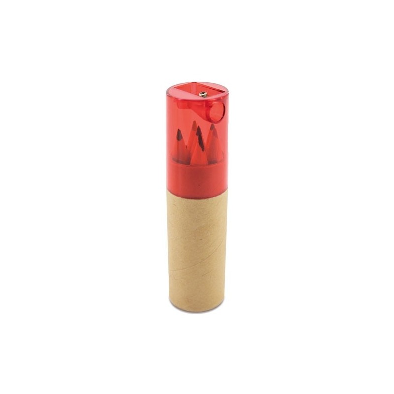 Estuche con Lápices de Colores y Sacapuntas (50 Packs de 6 lápices) Estuche con Lápices de Colores y Sacapuntas (50 Packs de 6 lápices)
