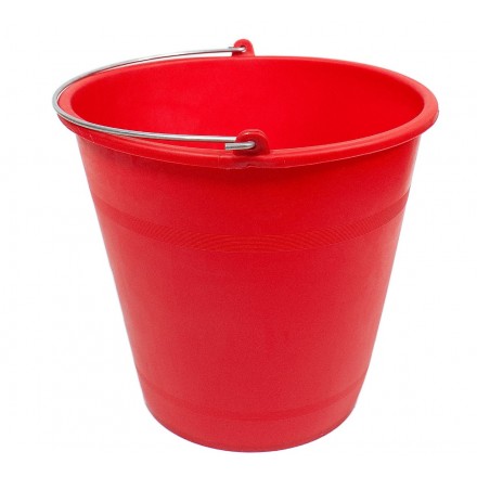 Cubo de Agua 8L Rojo (1ud)