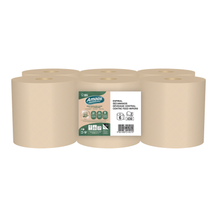 Bobina Secamanos Naturally Soft Amoos 125m 2 Capas