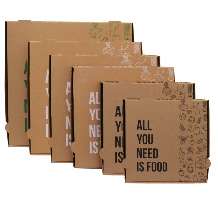 Caja Pizza Kraft All You Need Is Food - Varias Medidas