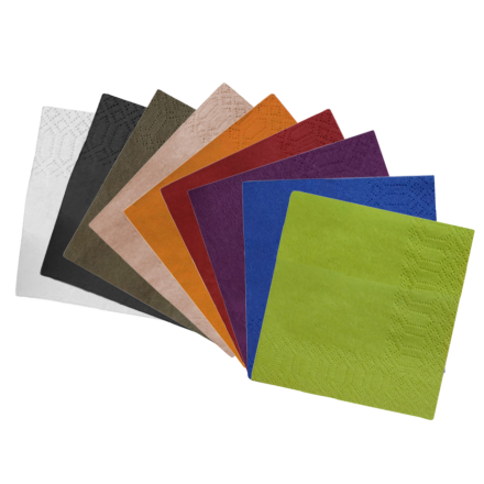 Servilleta Papel Cenefa 20X20 Colores (6000 uds)