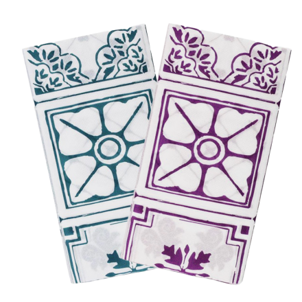 Servilleta Papel Punta-Punta Córdoba 30x40 cm 2 Capas Plegado 1/6 (50 uds)